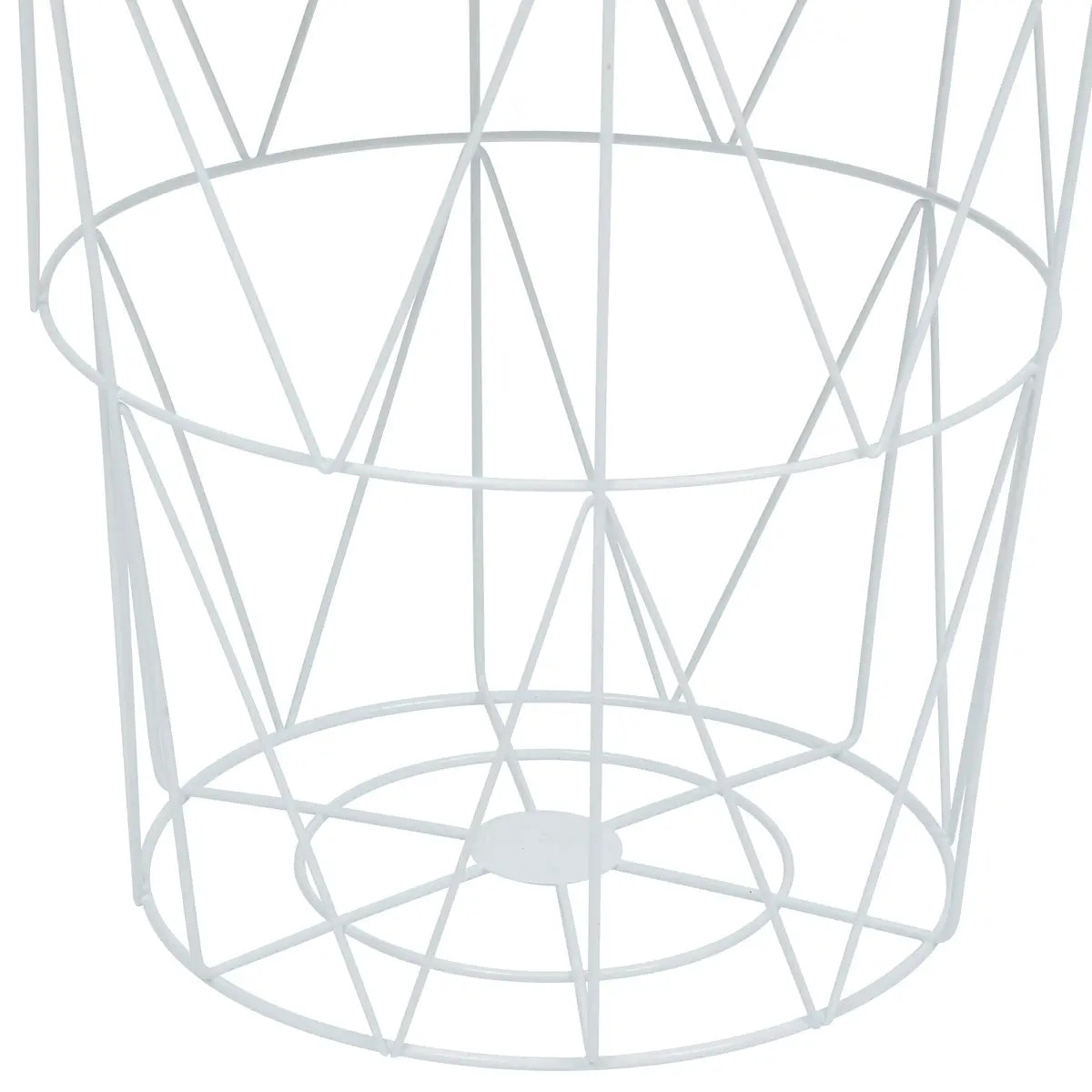 Table d’appoint "Kumi" blanc 40x37x37cm