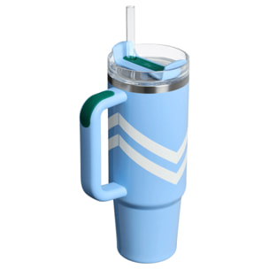Botella de agua Isotermica - 0,89L - QUENCHER® H2.O FLOWSTATE™ TUMBLER - Cornflower Chevron