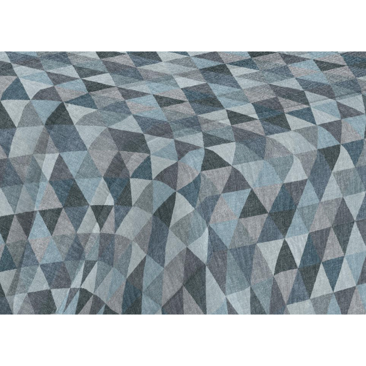 Trapunta Invernale 300gr Made in Italy Piumone Clado Linea Diadema Disegno Rombi Grigio