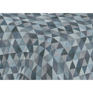 Trapunta Invernale 300gr Made in Italy Piumone Clado Linea Diadema Disegno Rombi Grigio