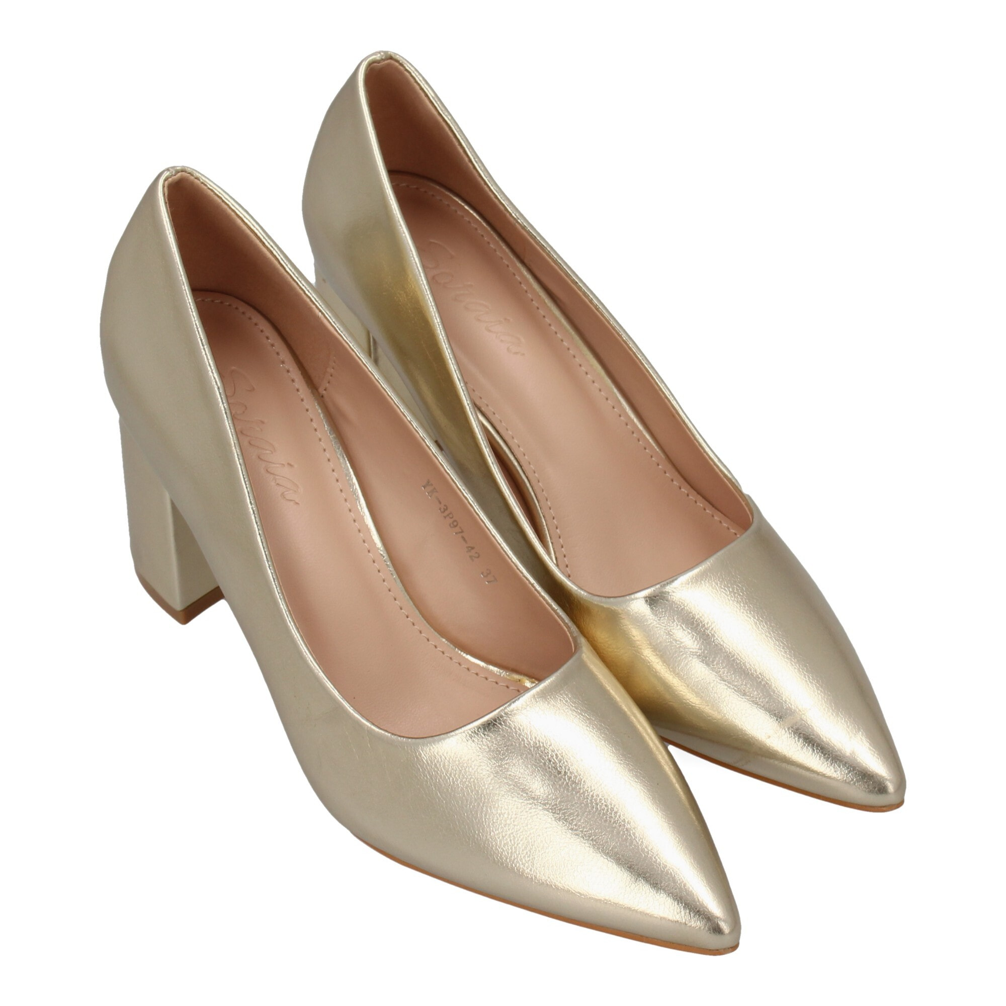Zapato de Tacon para Mujer, Comodo, Estilo Salon, con Punta Fina