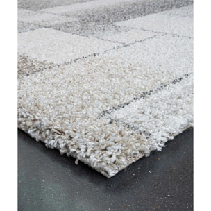 Tappeto Disegno Geometrico Soggiorno Salotto Grigio Tortora Beige