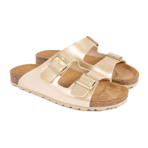 SANDALIA BABUNKERS DORADO