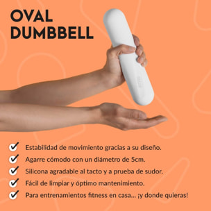 Mancuernas de 2kg para entrenamientos fitness FITFIU by Patry Jordan