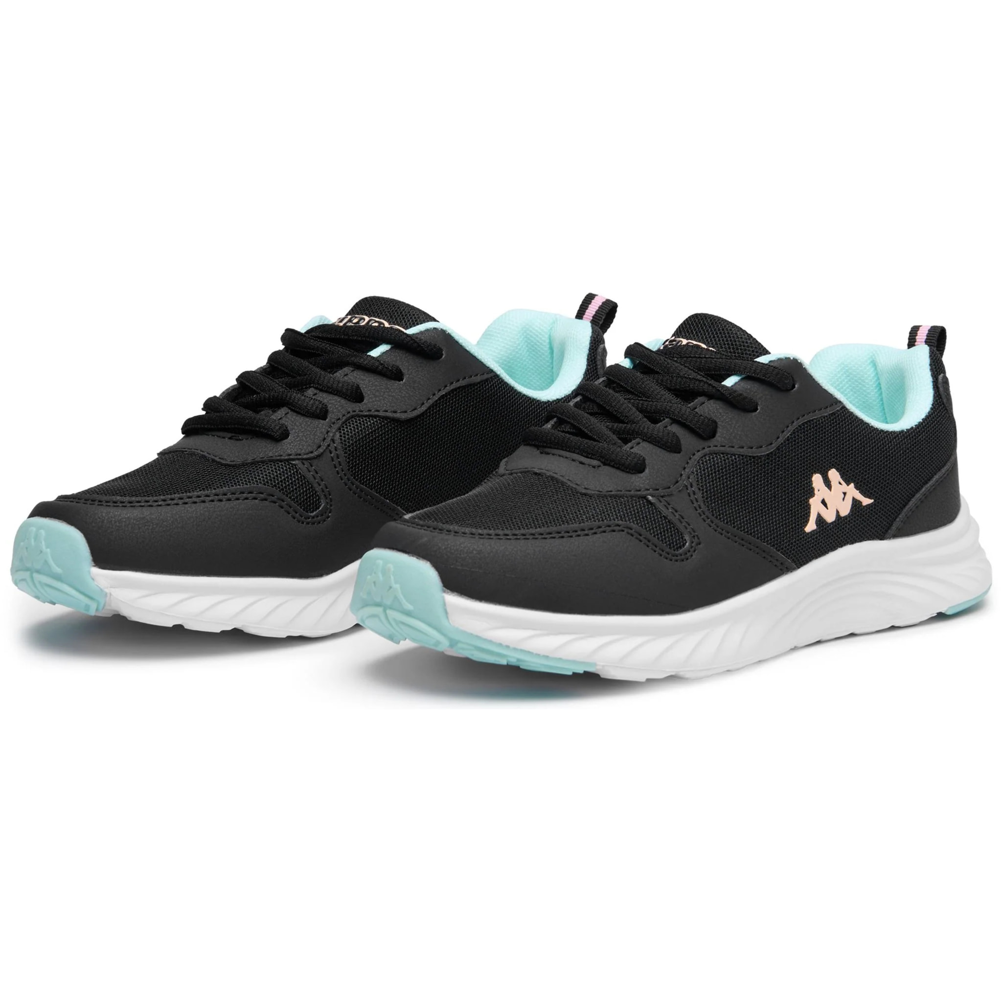 Kappa - Sneakers Bambino/a Nero - Logo Delvis Kid