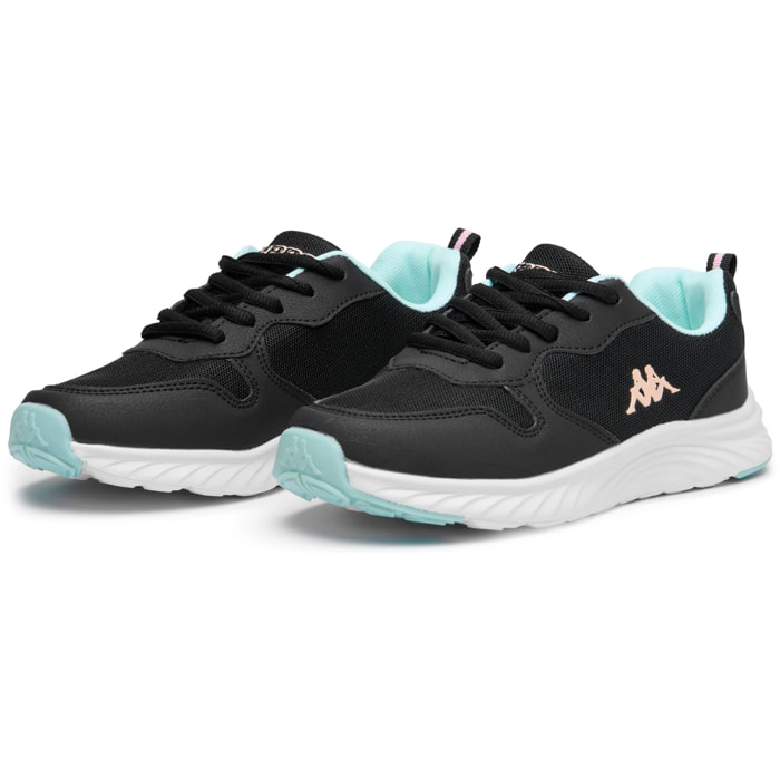 Kappa - Sneakers Bambino/a Nero - Logo Delvis Kid