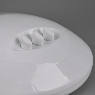 Bergen - Ventilatore da appoggio in plastica e metallo dal design tradizionale. Ø23x36H cm colore bianco.