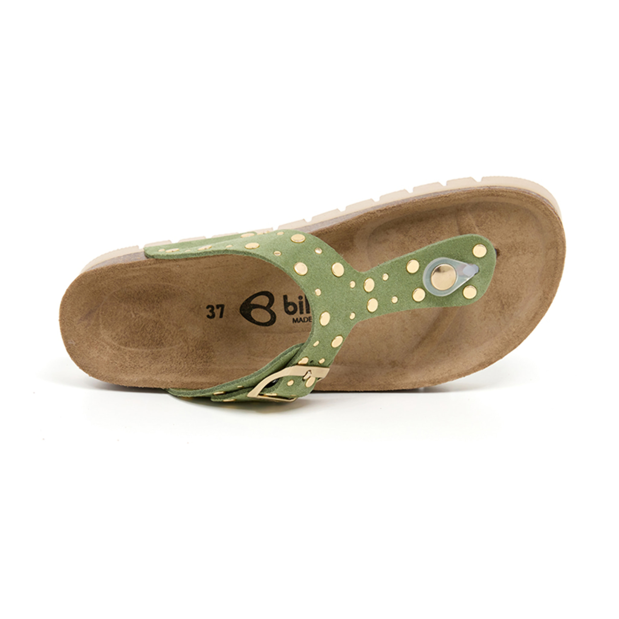 Sandalia Plataforma Verde Mujer BILLOWY VERDE