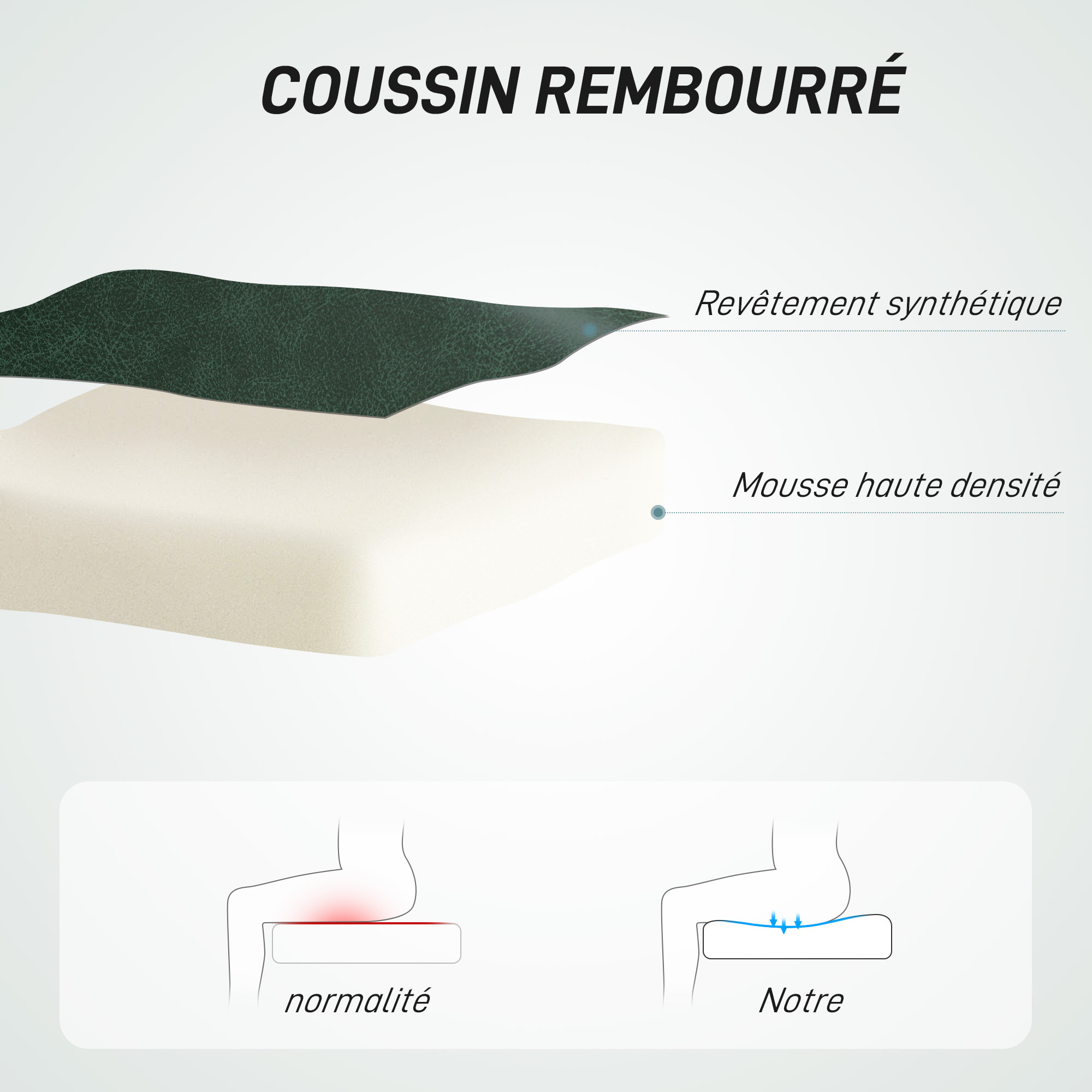 Chaise de bureau design Chesterfield capitonné revêtement synthétique vert vieilli avec surpiqûres