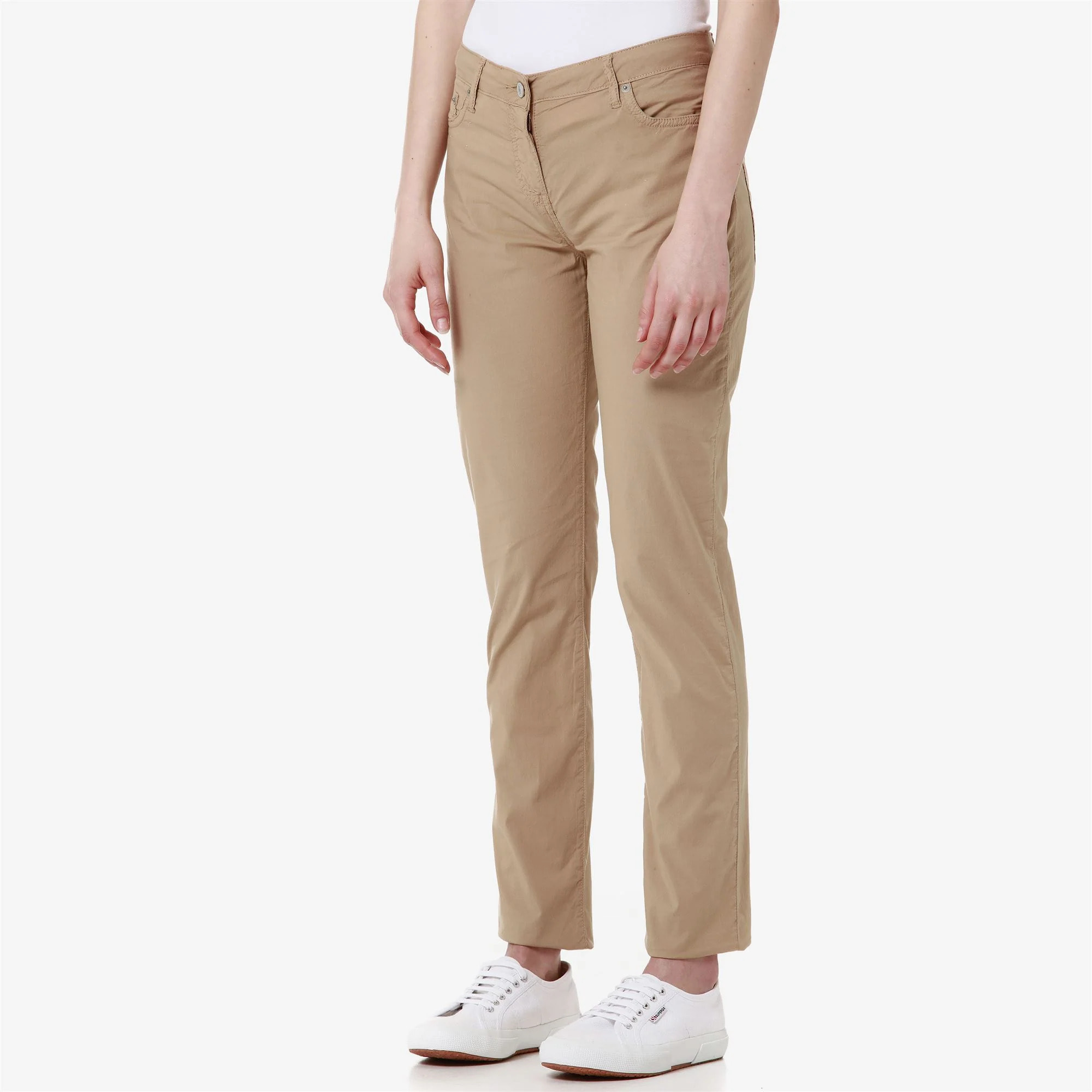 Kappa - Pantaloni Donna Beige - Debbye Light Poplin