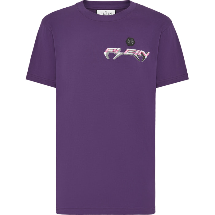 PHILIPP PLEIN T-Shirt Round Neck CHROME