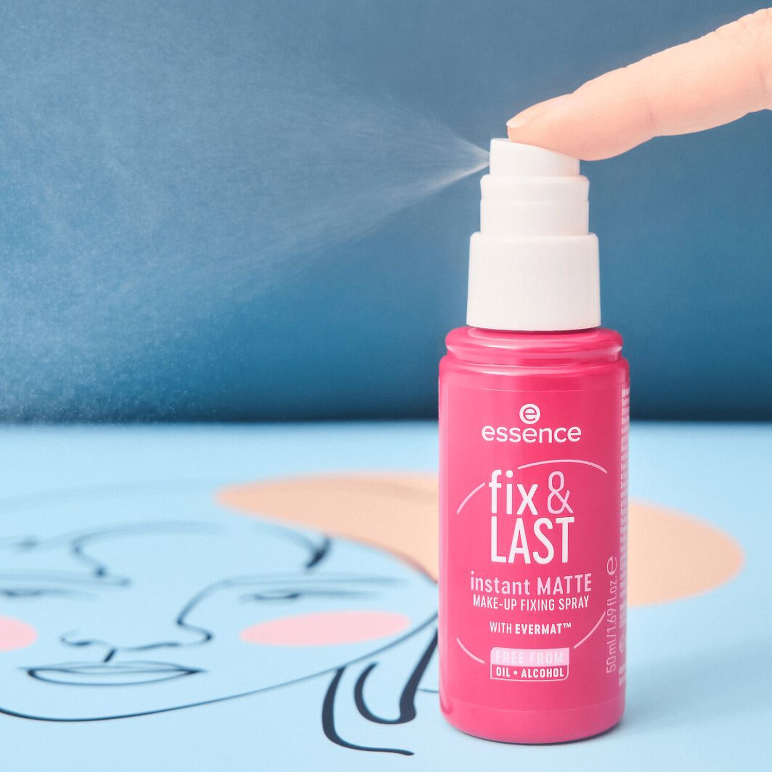 Fix & Last - spray fixateur fini mat