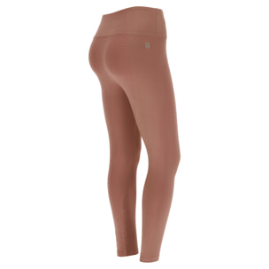 Leggings 7/8 vita alta in cotone elasticizzato