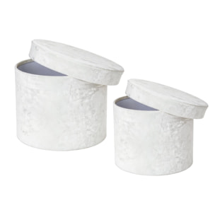 Cappelliere velluto - Pezzi 2 - BIANCO - Bianchi Dino SpA