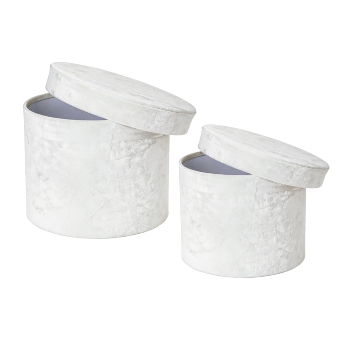 Cappelliere velluto - Pezzi 2 - BIANCO - Bianchi Dino SpA