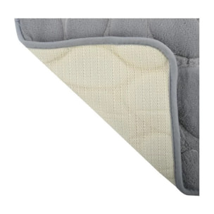 Tapis de bain Microfibre PEBBLE 40x60cm Gris MSV