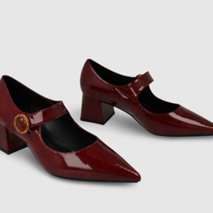 ZAPATOS DE SALÓN BURDEOS CHINSER