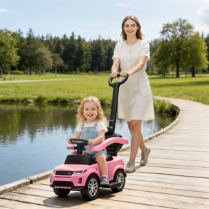 Porteur enfant voiture évolutif 2 en 1 licence Land Rover Discovery Sport effets sonores