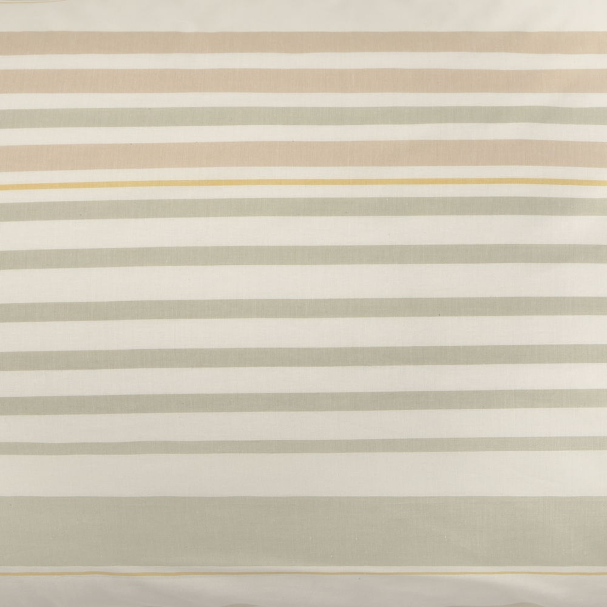 Funda de almohada de algodón 180 hilosrayas Grora color verde 100% Algodón