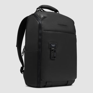 Piquadro Zaino da viaggio in pelle porta pc e iPad® con protezioni antiurto e RFID