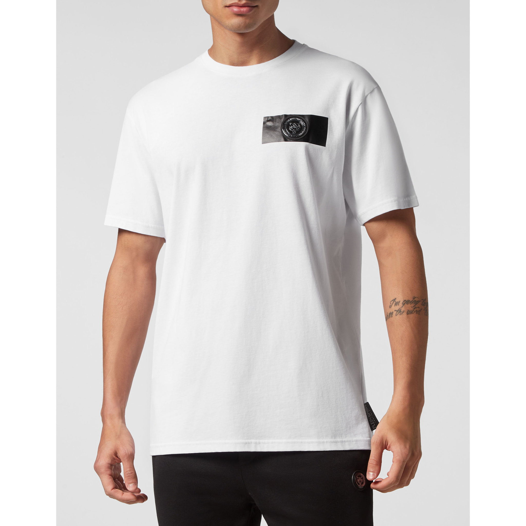 PLEIN SPORT Camiseta Cuello Redondo TIGER