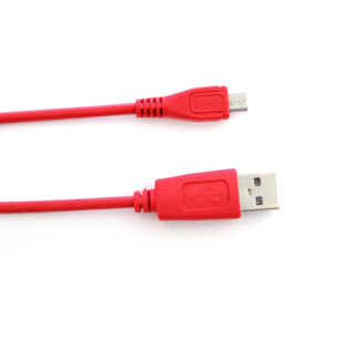 CABLE MICRO USB 2.0 1 METRO PINK