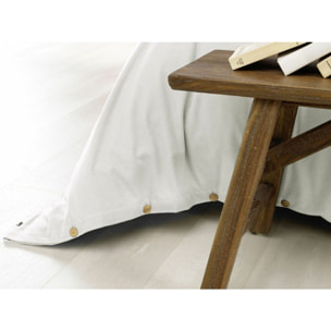 Housse de couette flanelle neige