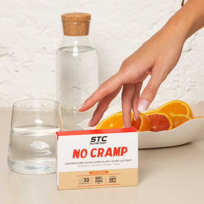 No Cramp - Favorise la contraction musculaire - Anti-crampes & anti-acide lactique - Aide à lutter contre la fatigue - Sans Gluten - Cure 30 jours - Marque Française