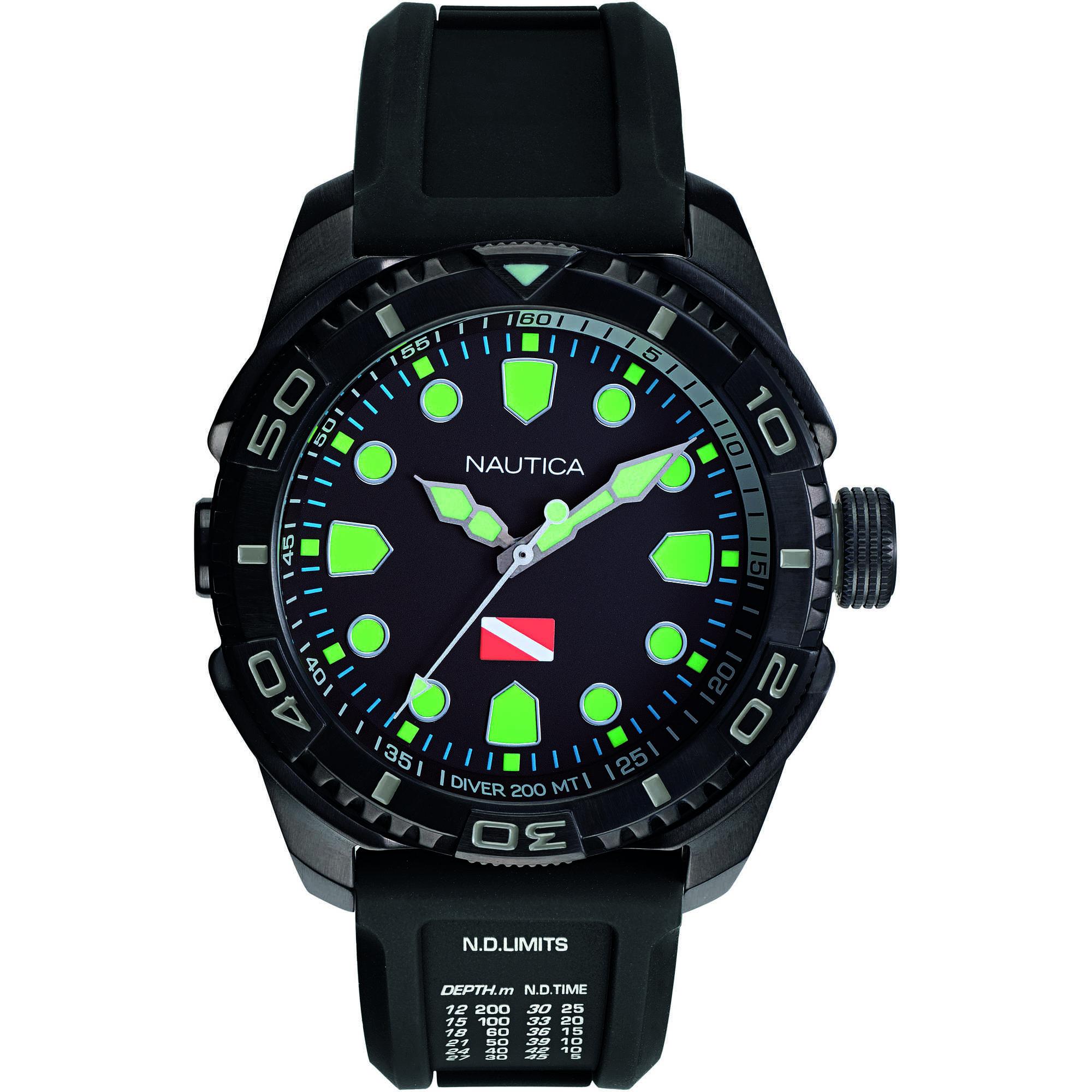 Orologio Nautica TARPOON DIVE Silicone Nero