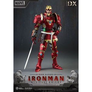 Marvel Action Figure Deluxe Iron Man Cavaliere Medievale 20 Cm 1/9 Beast Kingdom Toys