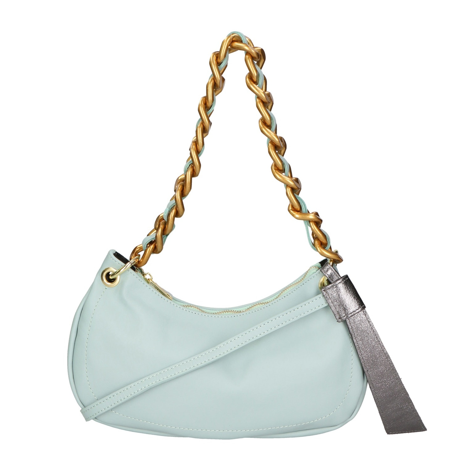 Borsa a spalla da donna - Modello Ferrara - Vera pelle - 32.0 x 14.0 x 8.0 cm