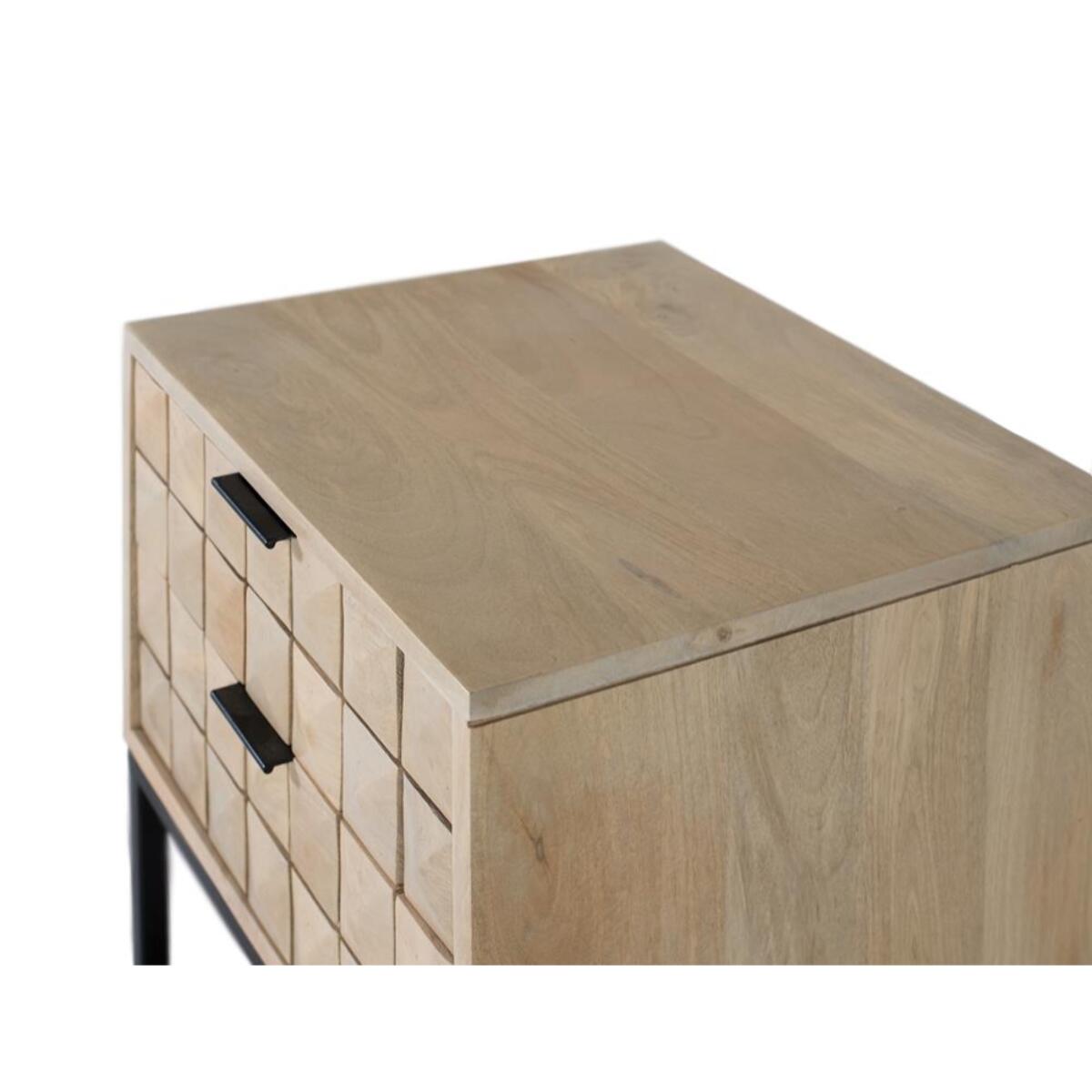 TABLE DE CHEVET - BANC DE PIED DE LIT 50x45x40