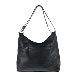 Borsa a spalla da donna Made in Italy - Modello Divina - 100% pelle - 36.0 x 31.0 x 12.0 cm