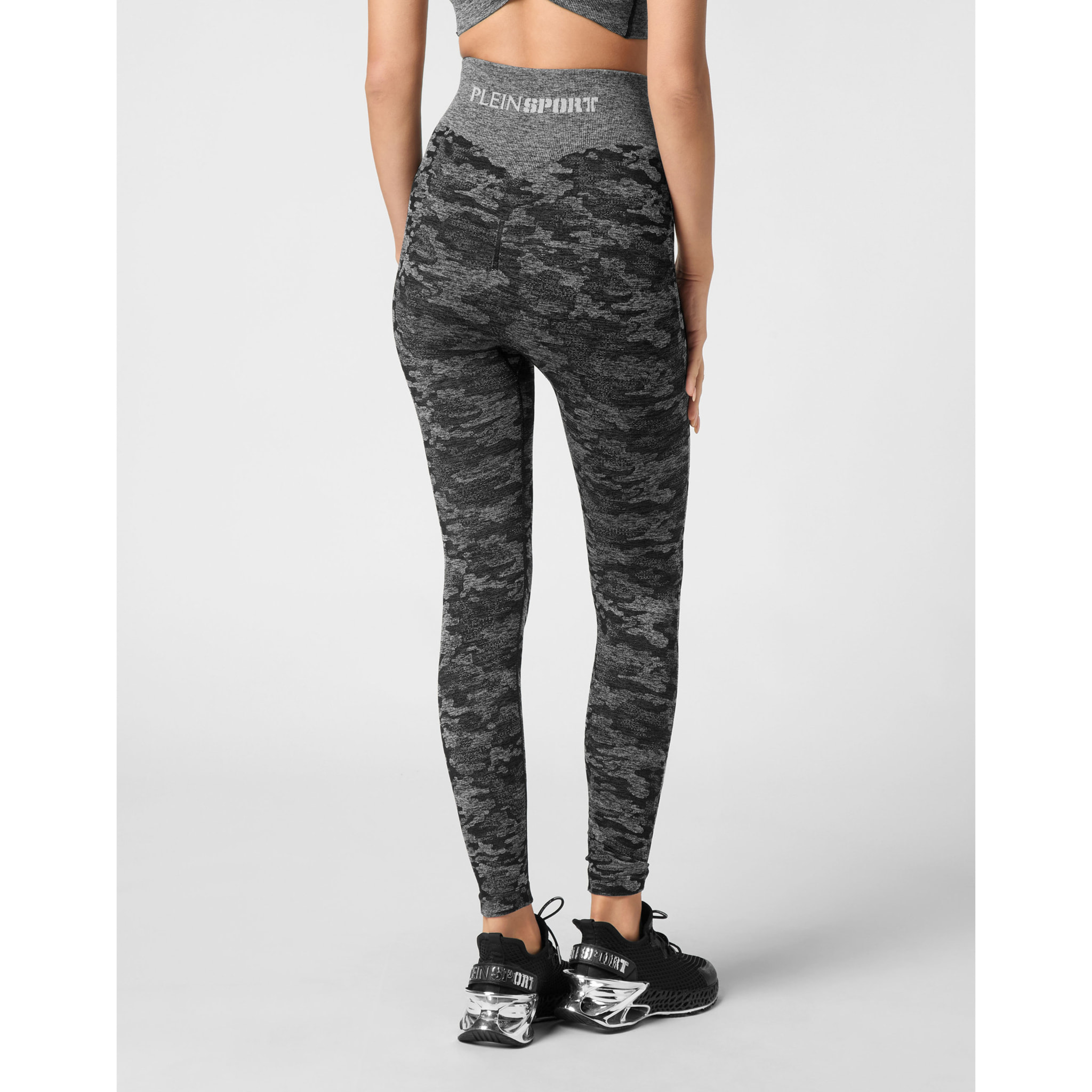 PLEIN SPORT Sport Leggings CAMOUFLAGE