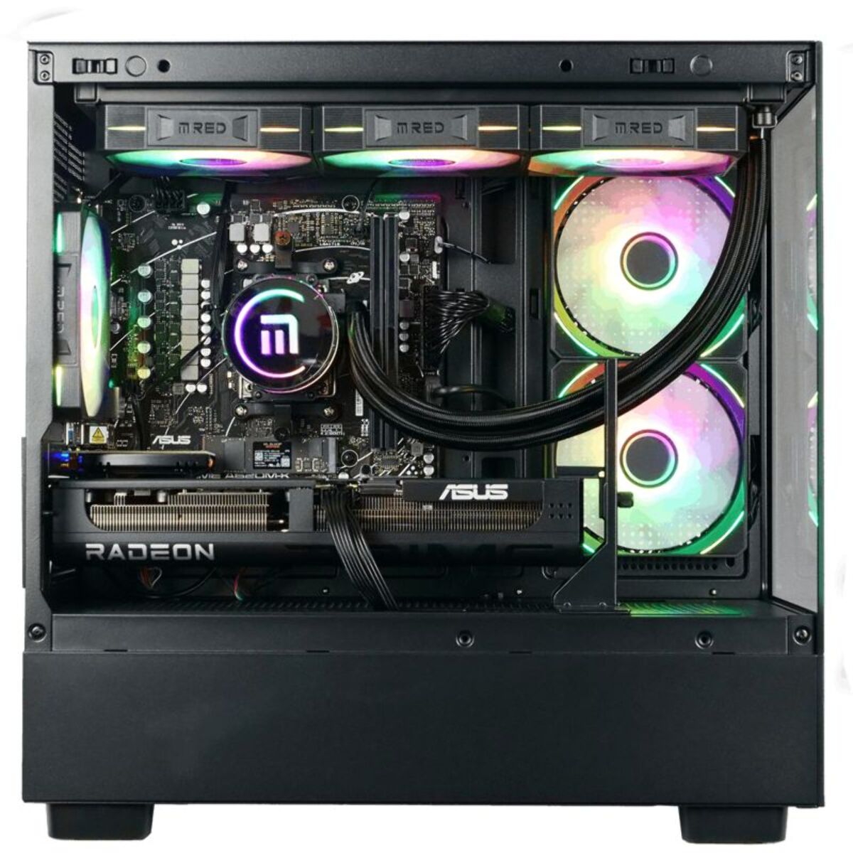 PC Gamer MRED CBT100-01 - AMD Ryzen 7 8700F - AMD Radeon RX 9060 XT - 32 Go RAM DDR5 - SSD 2 To
