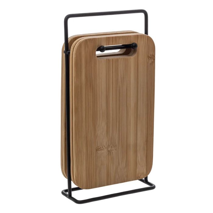 4 planches à découper à tapas Black Bambou