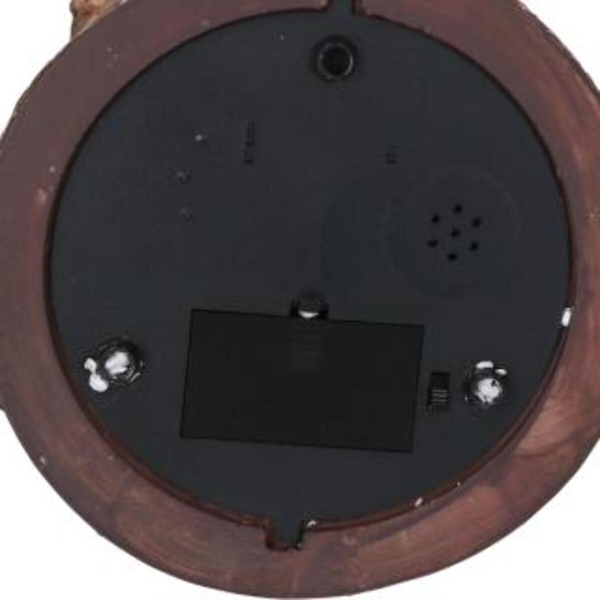 Palla di vetro con led e musica in resina cmø16,5h20