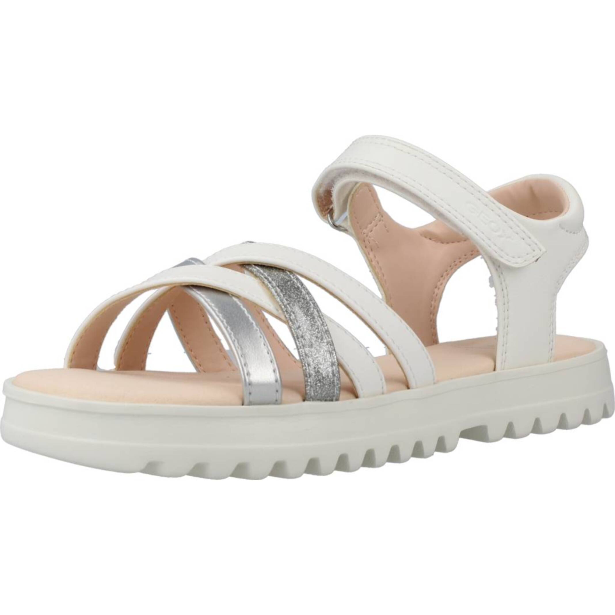 Sandalias Niña de la marca GEOX  modelo J SANDAL CORALIE GIR White