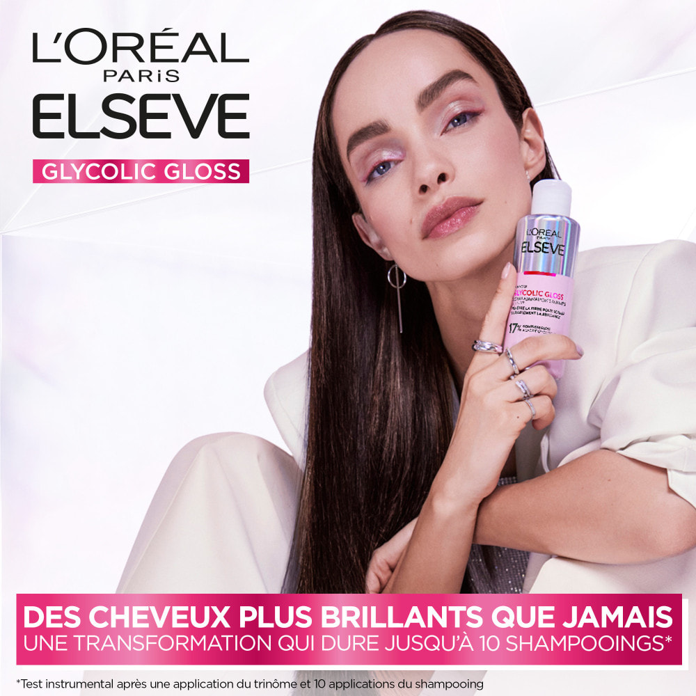 Lot de 6 - L'Oréal Paris Elseve Glycolic Gloss Soin Lamination 5 minutes 200ml