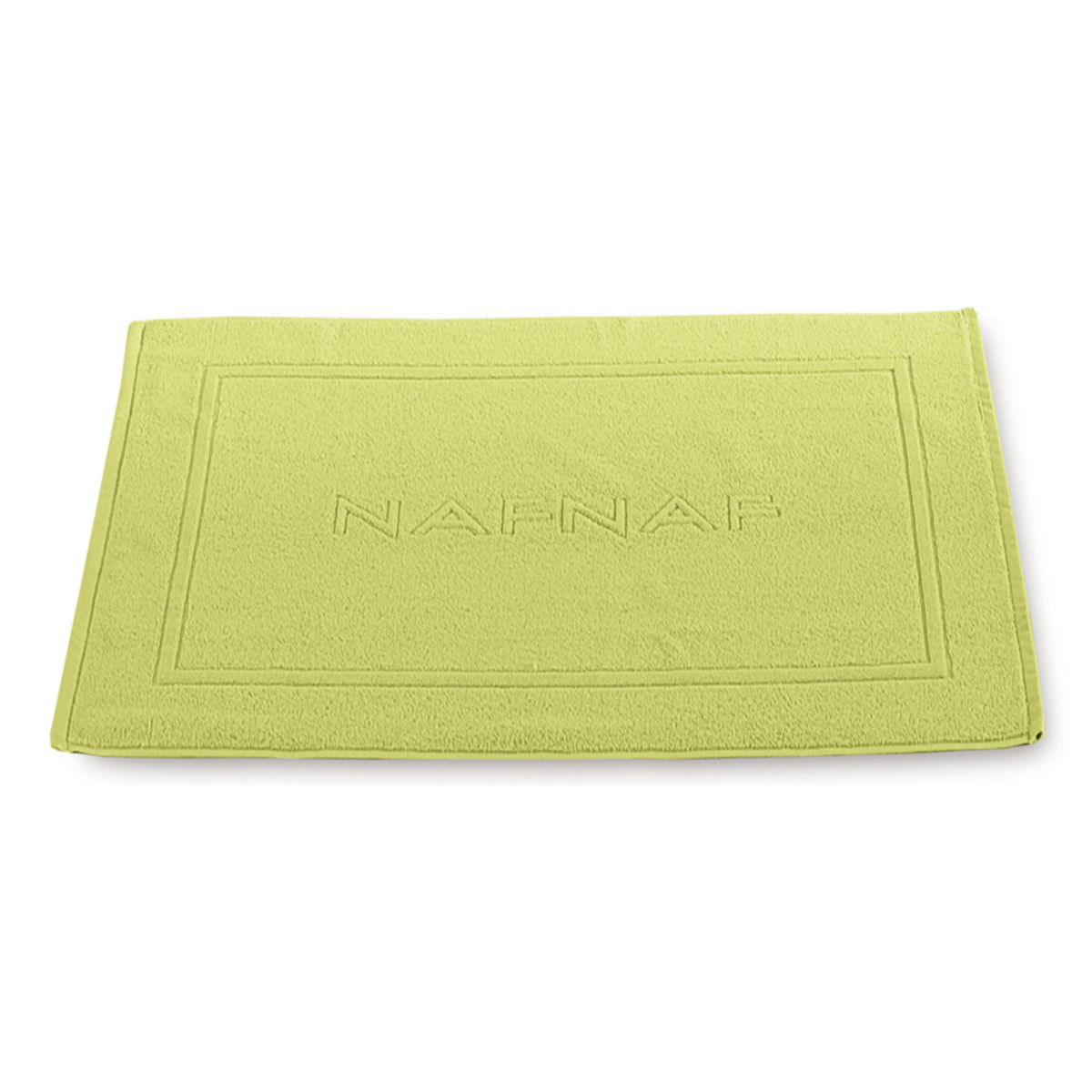 Tapis de bain CASUAL - coton 750 g/m2 - coloris vert pistache