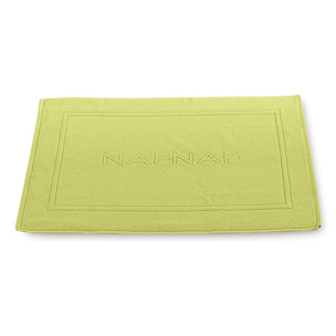 Tapis de bain CASUAL - coton 750 g/m2 - coloris vert pistache