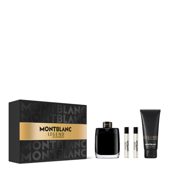 Legend - Coffret Eau de Parfum 100ml + 2 Vaporisateurs 7,5ml et Gel Douche 100ml