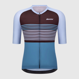 Spoke Men's Short Sleeve Jersey - Blu Polvere