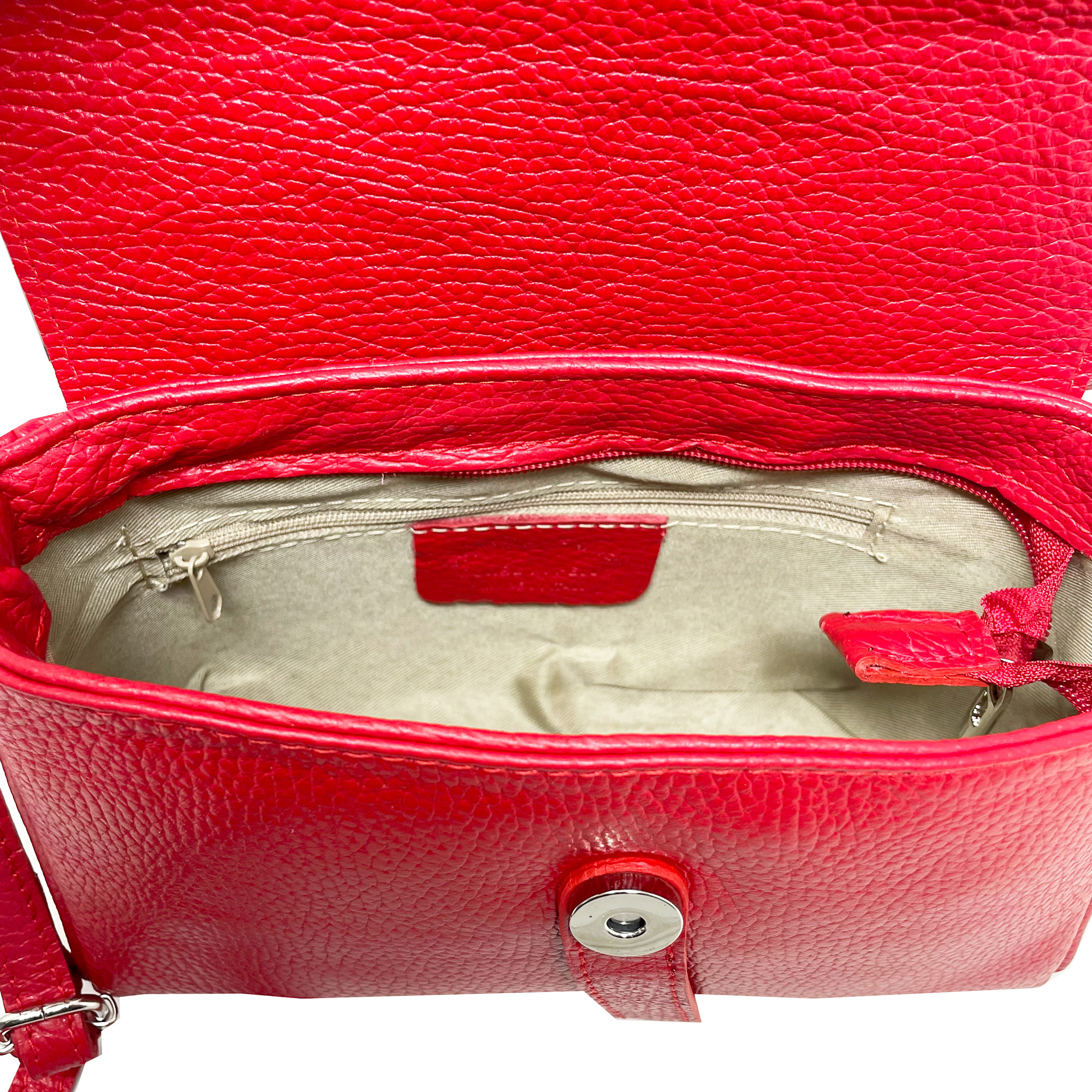 Borsetta a Tracolla Clutch in Vera Pelle Made in Italy