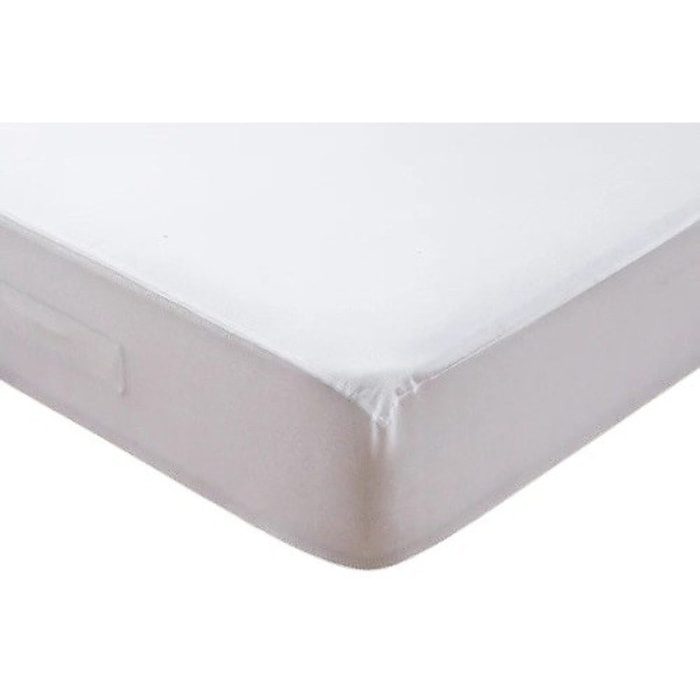 Protege Matelas 100% Polyester 75gsm Quilte Blanc