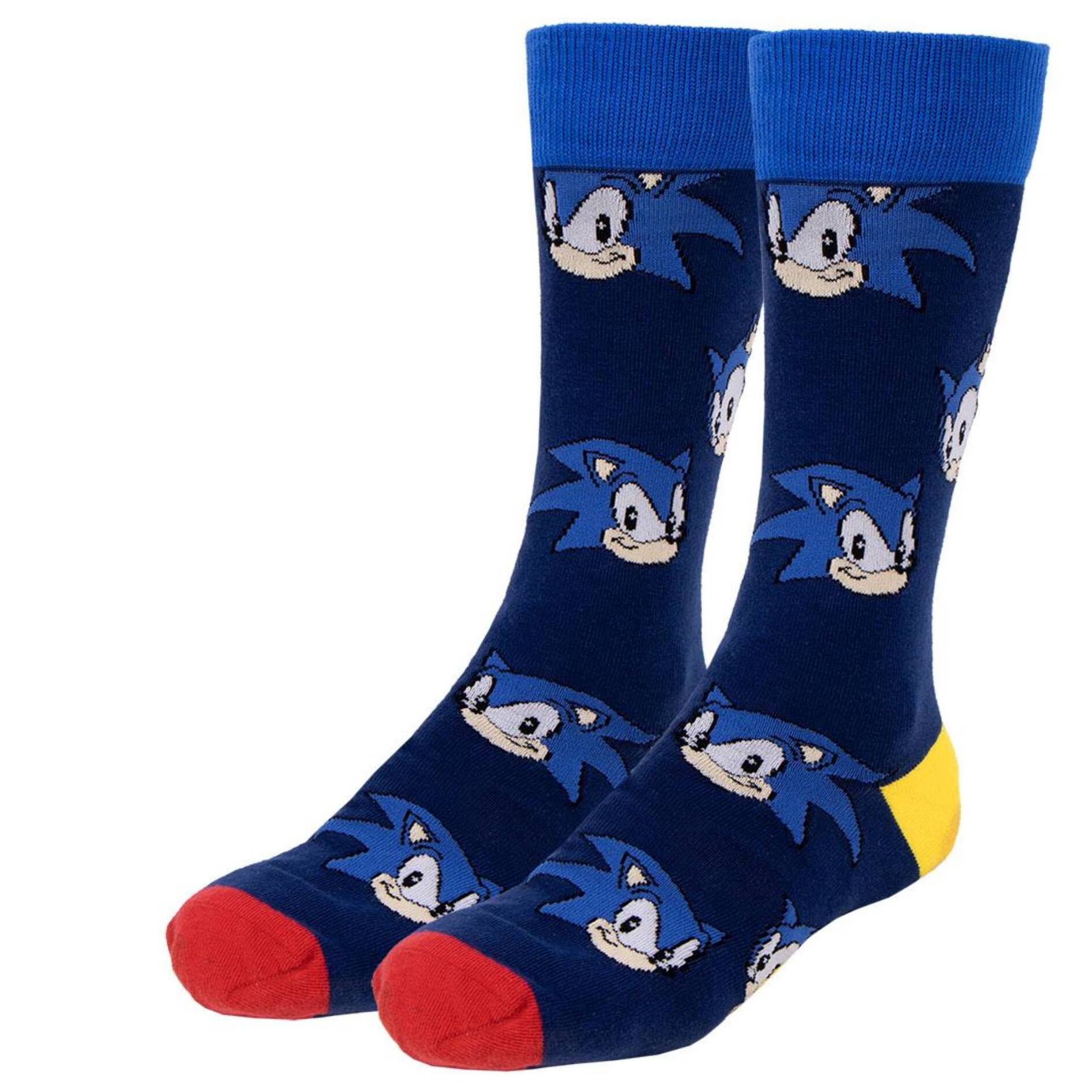 Calcetines diseño caras de sonic