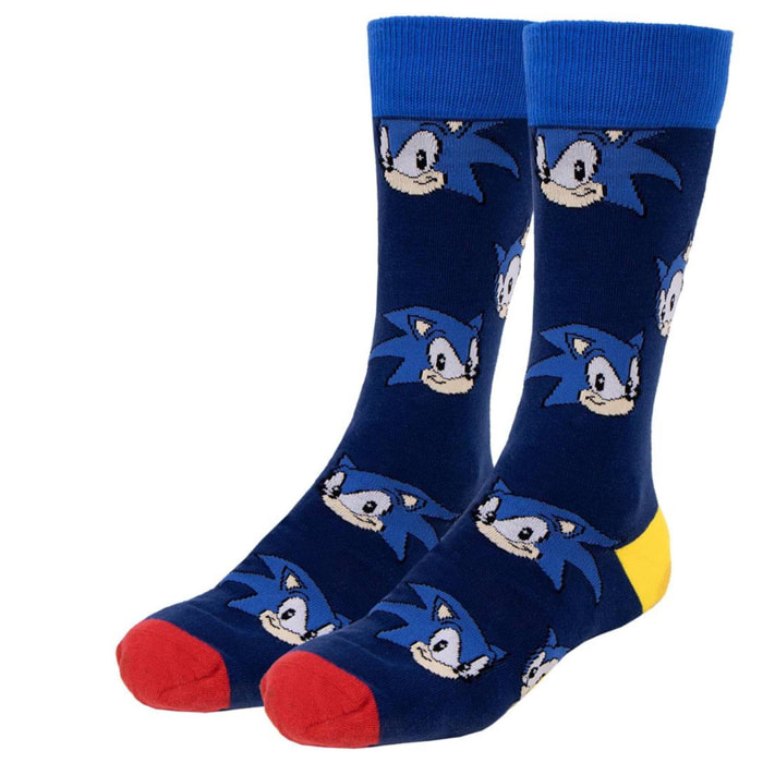 Calcetines diseño caras de sonic