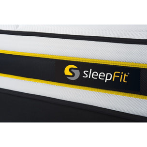 Matelas 90x180 cm Ressorts ensachés et Mémoire de forme - Flexy