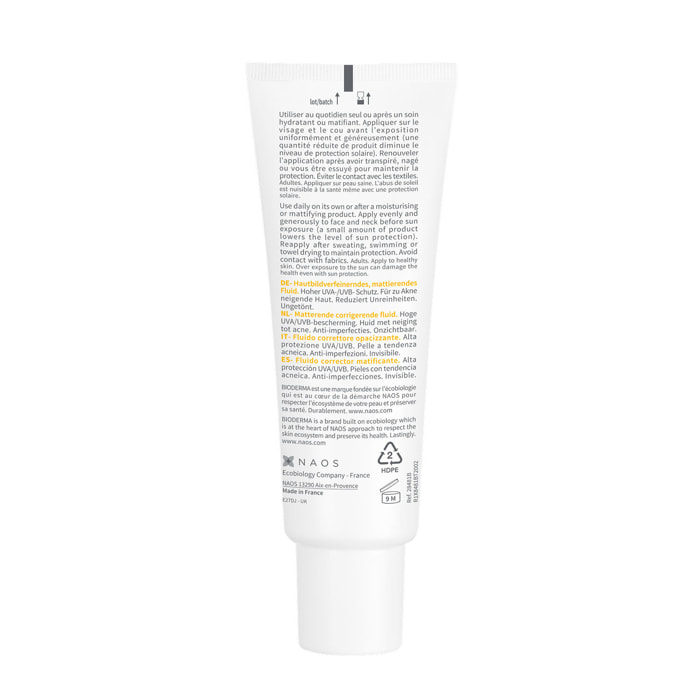 Photoderm AKN Mat - Fluide Correcteur Matifiant Anti-Imperfections SPF 30 - 40 ml