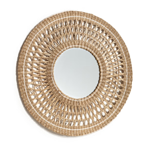 Miroir Décoratif Ø 60 Cm Fibres Naturelles VERENADE